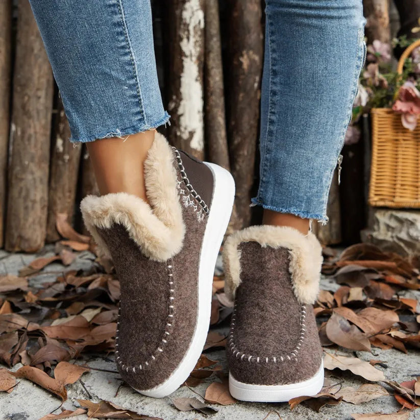 Miękkie i wygodne wysokiej klasy damskie buty z wysokiej jakości kaszmiru — wsparcie łuku stopy, łatwiejsze chodzenie!🔥70% zniżki dziś – nie przegap tej okazji