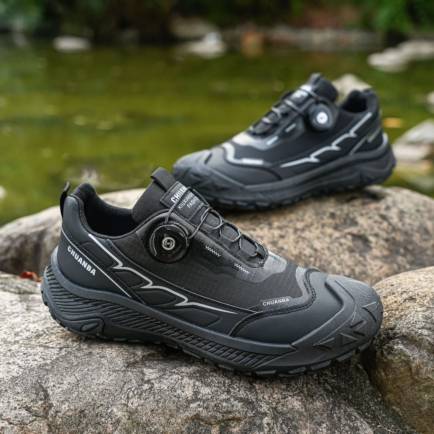 🔥 Męskie buty outdoorowe – wygodne buty trekkingowe z antypoślizgową podeszwą, lekkie i wytrzymałe na co dzień