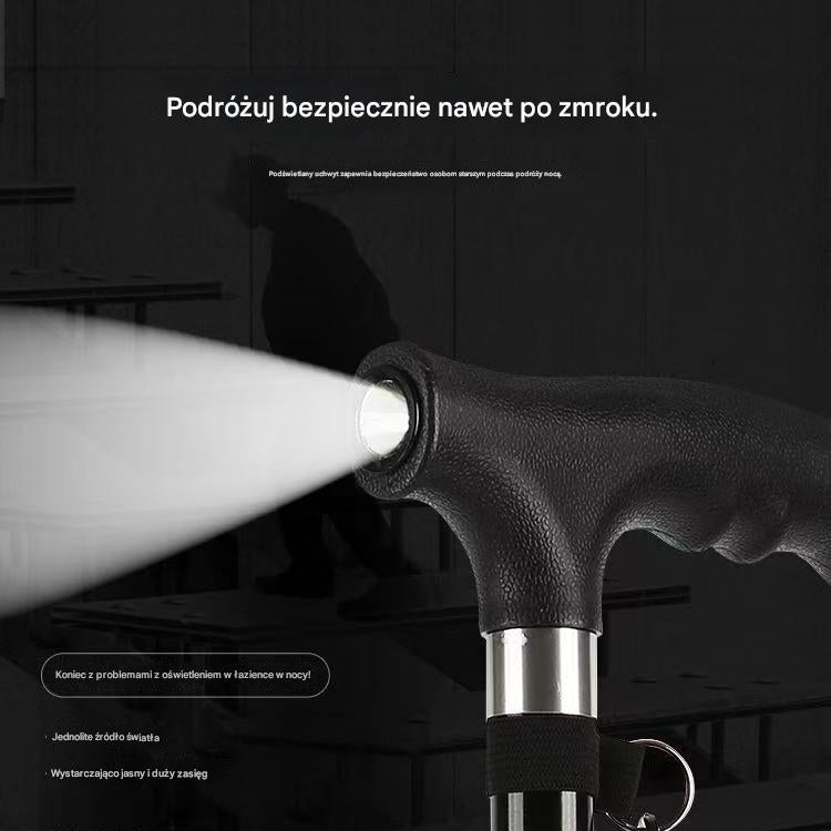 Laska z włókna węglowego dla seniorów – lekka i przenośna laska wspomagająca chodzenie