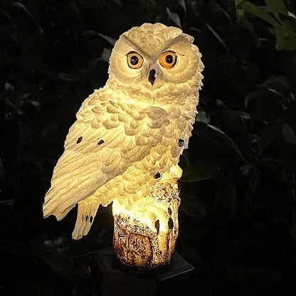 Oświetlenie solarne do ogrodu na trawnik 🌿 | Zewnętrzne oświetlenie solarne na ścieżki, odporne IP65, w kształcie sowy 🦉✨