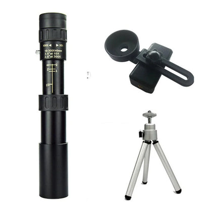 10–300× Zoom HD przenośny, wysokowydajny teleskop do obserwacji na duże odległości, specjalnie zaprojektowany do oglądania ciał niebieskich i gwiazdozbiorów